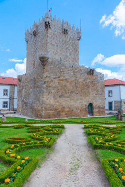 Portekiz 'in eski kasabasındaki kale Chaves.