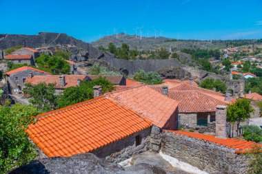Portekiz 'in Sortelha şehrinin Panoraması.