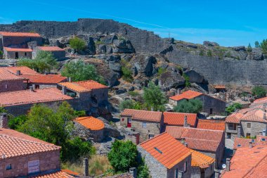 Portekiz 'in Sortelha şehrinin Panoraması.