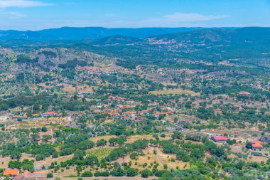 Portekiz 'in Beira bölgesinin kırsal manzarası.