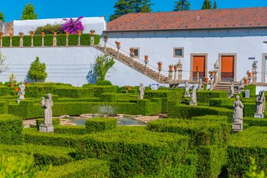 Portekiz 'de Castelo Branco' daki Bishop 's Palace Garden..