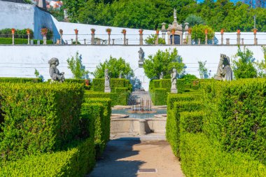 Portekiz 'de Castelo Branco' daki Bishop 's Palace Garden..