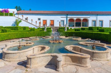 Portekiz 'de Castelo Branco' daki Bishop 's Palace Garden..