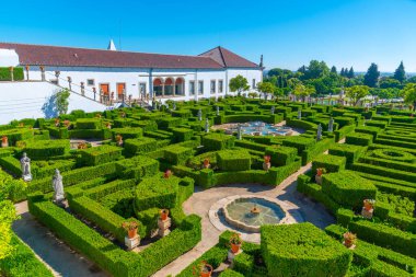 Portekiz 'de Castelo Branco' daki Bishop 's Palace Garden..