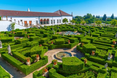 Portekiz 'de Castelo Branco' daki Bishop 's Palace Garden..