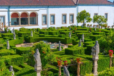 Portekiz 'de Castelo Branco' daki Bishop 's Palace Garden..