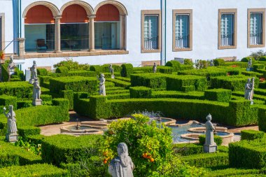 Portekiz 'de Castelo Branco' daki Bishop 's Palace Garden..