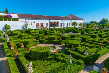Portekiz 'de Castelo Branco' daki Bishop 's Palace Garden..