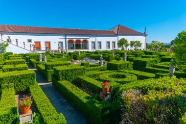 Portekiz 'de Castelo Branco' daki Bishop 's Palace Garden..