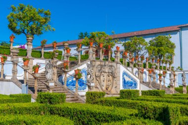 Portekiz 'de Castelo Branco' daki Bishop 's Palace Garden..