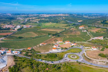 Portekiz Obidos Şatosu yakınlarındaki manzarası.