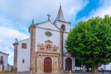 Portekiz 'deki Obidos' taki Santa Maria Kilisesi.
