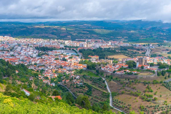 Pemandangan Udara Kota Portugis Braganca — Stok Foto