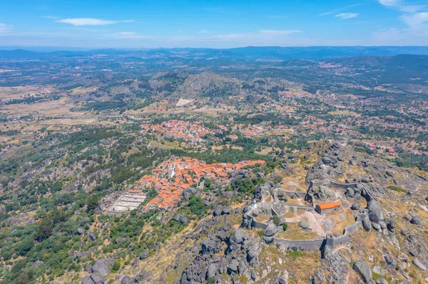 葡萄牙孟山都城城堡的空中景观 — 图库照片