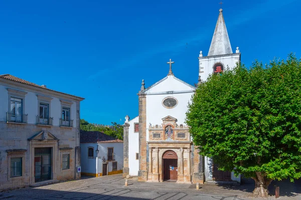 Santa Maria Kerk Obidos Portugal — Stockfoto