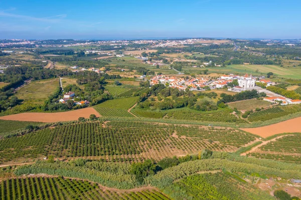 Portekiz Obidos Şatosu yakınlarındaki manzarası.