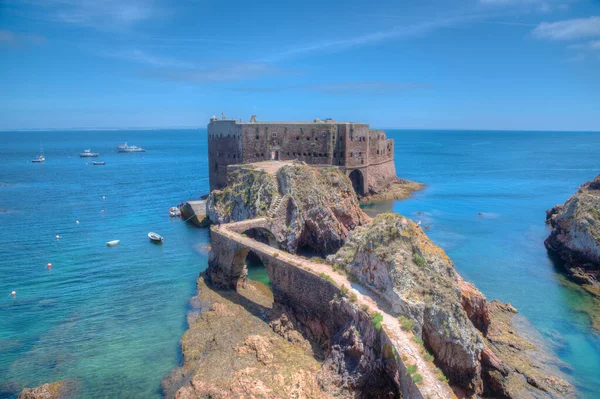 ポルトガルのベルレンガ グランデ諸島にあるサンホアバティスト要塞 — ストック写真