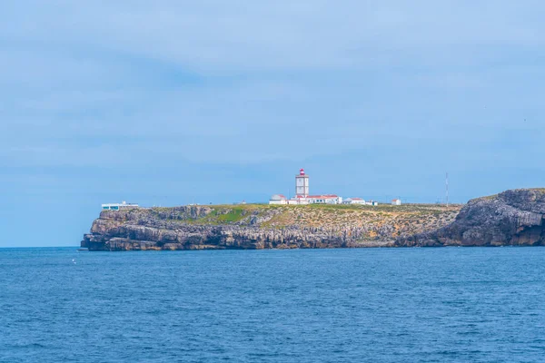Cabo Carvoeiro pelerini Portekiz 'in Peniche kasabası yakınlarında..