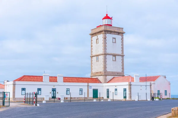 Latarnia Morska Cabo Carvoeiro Peniche Portugalia — Zdjęcie stockowe