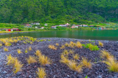 Portekiz, Azores 'teki Sao Jorge adasında Faja da Caldeira Santo Cristo.