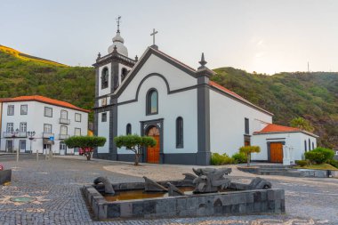 Velas 'taki Matriz de Velas Kilisesi, Sao Jorge Adası, Azores, Portekiz.
