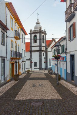 Velas 'taki Matriz de Velas Kilisesi, Sao Jorge Adası, Azores, Portekiz.
