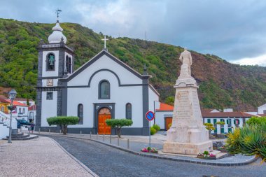 Velas 'taki Matriz de Velas Kilisesi, Sao Jorge Adası, Azores, Portekiz.