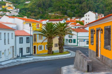 Velas, Sao Jorge, Portekiz 'deki Dar Sokak..