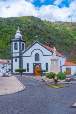 Velas 'taki Matriz de Velas Kilisesi, Sao Jorge Adası, Azores, Portekiz.