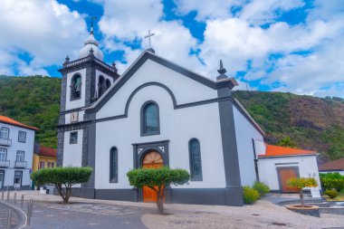 Velas 'taki Matriz de Velas Kilisesi, Sao Jorge Adası, Azores, Portekiz.