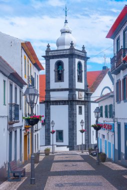 Velas 'taki Matriz de Velas Kilisesi, Sao Jorge Adası, Azores, Portekiz.