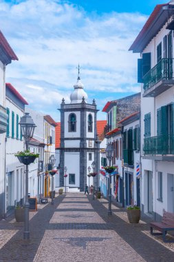 Velas 'taki Matriz de Velas Kilisesi, Sao Jorge Adası, Azores, Portekiz.