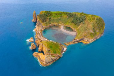 Vila Franca do Campo Adası Sao Miguel Adası, Portekiz.