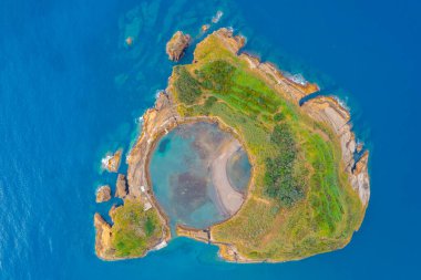 Vila Franca do Campo Adası Sao Miguel Adası, Portekiz.
