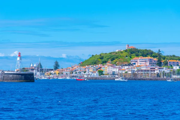 Pobřeží Portugalského Města Horta Faial Island Azory — Stock fotografie