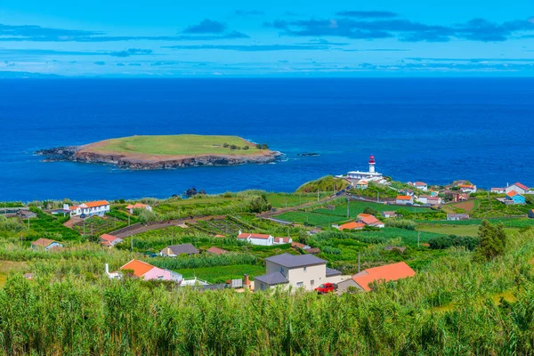 Portekiz Deki Sao Jorge Adasında Ponta Topo Panoraması — Stok fotoğraf