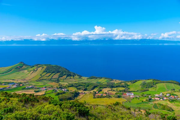 Portekiz Azores Deki Sao Jorge Adasının Kırsal Arazisi — Stok fotoğraf