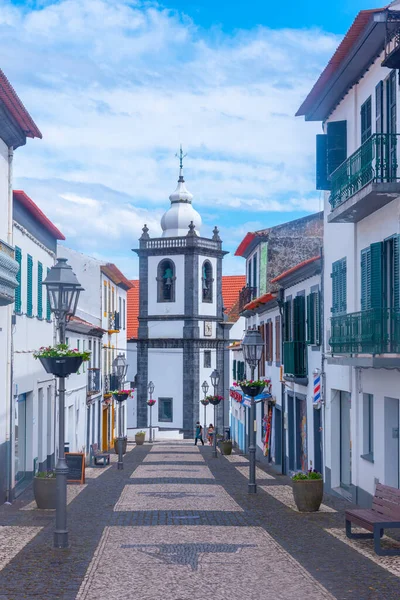 Velas 'taki Matriz de Velas Kilisesi, Sao Jorge Adası, Azores, Portekiz.