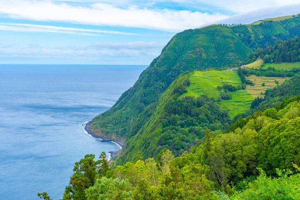 Miradouro Ponta Sossego Ostrově Sao Miguel Portugalsko — Stock fotografie