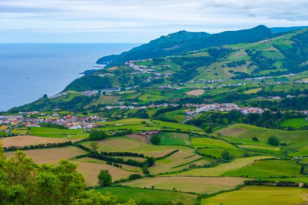 Portekiz Sao Miguel Adasında Miradouro Por Sol — Stok fotoğraf