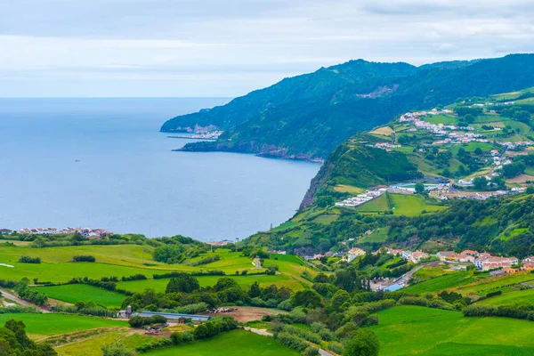 Portekiz Sao Miguel Adasında Miradouro Por Sol — Stok fotoğraf