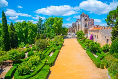 Portekiz kasabası Tomar 'da İsa Manastırı.