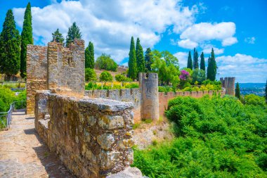 Portekiz kasabası Tomar 'da İsa Manastırı.
