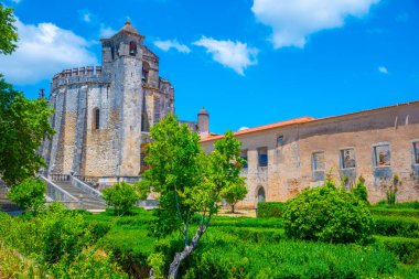 Portekiz kasabası Tomar 'da İsa Manastırı.