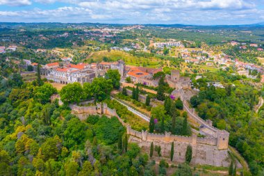 Portekiz kasabası Tomar 'da İsa Manastırı.