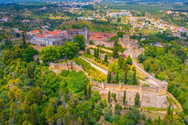 Portekiz kasabası Tomar 'da İsa Manastırı.