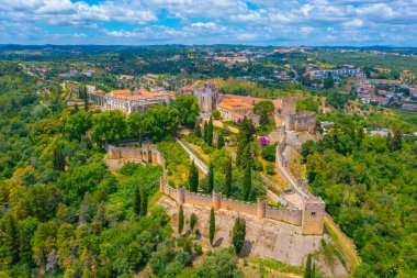 Portekiz kasabası Tomar 'da İsa Manastırı.