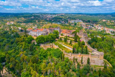 Portekiz kasabası Tomar 'da İsa Manastırı.