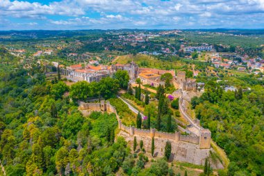 Portekiz kasabası Tomar 'da İsa Manastırı.