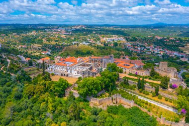 Portekiz kasabası Tomar 'da İsa Manastırı.